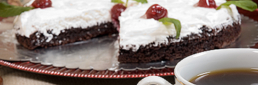 Black forest cheesecake