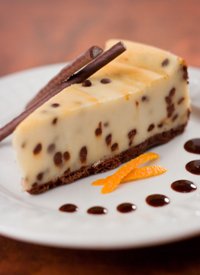 Chocolate chip cheesecake